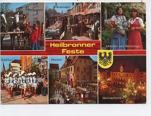 Heilbronn a.Neckar und seine Feste gl1985 41.658