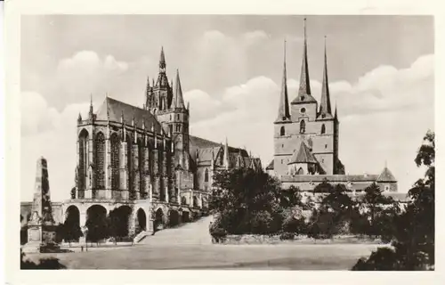 Erfurt Dom und Severikirche ngl B7870