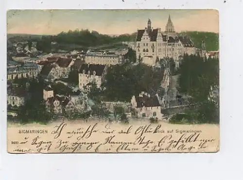 Sigmaringen mit Schloß gl1907 41.545