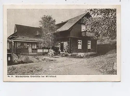 Waldschänke Grünhütte bei Wildbad gl1923 41.499