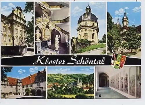 Kloster Schöntal Mehrbildkarte ngl 32.845