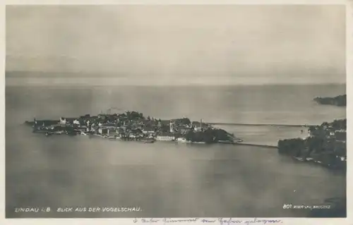 Lindau im Bodensee Vogelperspektive gl1927 109.032