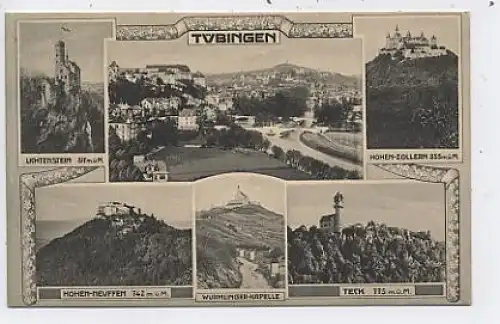 Tübingen / Mehrbildkarte ngl 37.393