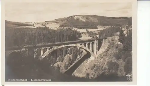 Wutachschlucht Schwarzwald Eisenbahnbrücke ngl 27.010