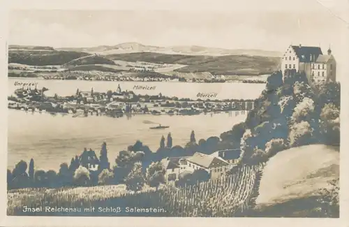 Insel Reichenau mit Schloß Salenstein gl1927 108.534