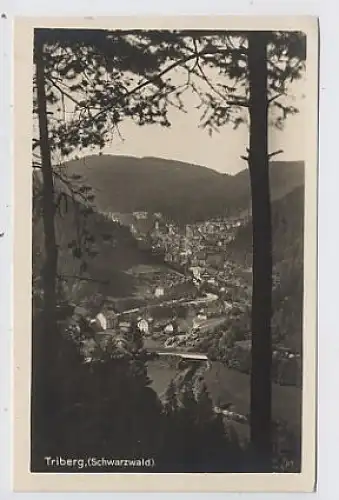 Triberg, Fotokarte, Ansicht von oben ngl 33.837