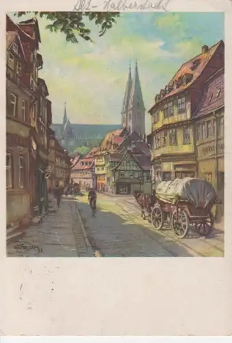 Alt-Halberstadt W. Gemm: Gröperstraße gl1958 90.970