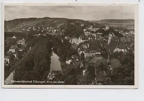 Tübingen, Blick von Osten gl1942 33.933