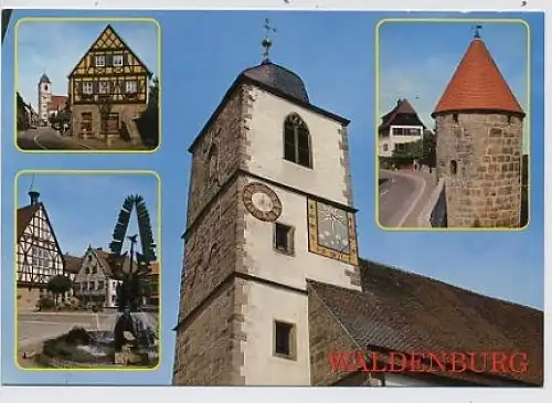 Waldenburg Mehrbildkarte Fotokarte ngl 32.459