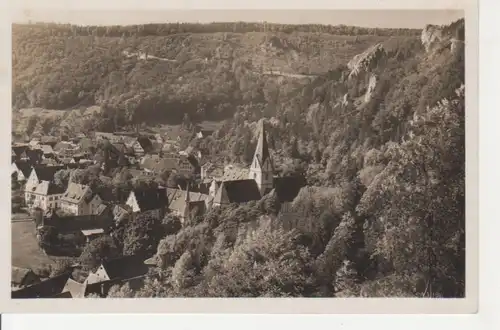 Blaubeuren Kloster mit Blaufelsen gl1937 73.383