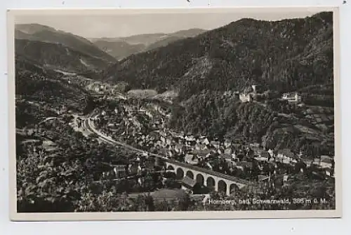 Hornberg Gesamtansicht Brücke gl1936 33.228