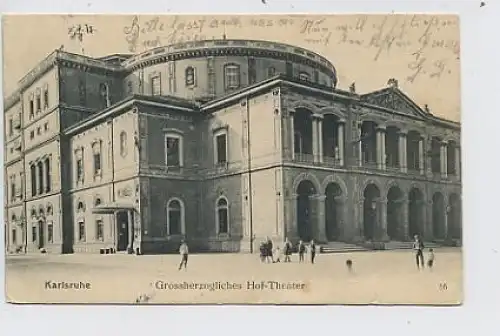 Karlsruhe Hoftheater gl1907 33.060