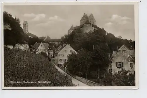 Meersburg a.Bodensee, Steigstraße, Fotokarte ngl 33.974