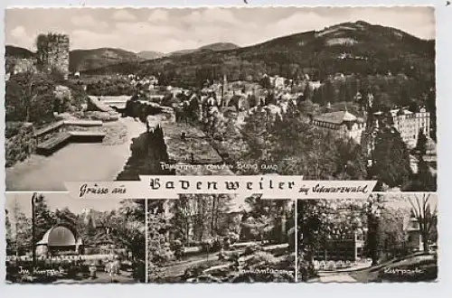 Badenweiler, Mehrbild-/Fotokarte gl1969 33.866