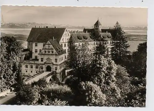 Schloss Heiligenberg Bodensee Alpen glca.1960 32.812