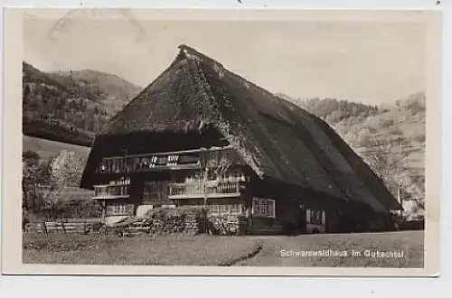 Schwarzwaldhaus im Gutachtal gl1930 32.751