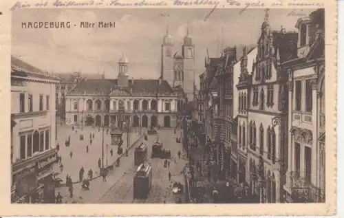 Magdeburg Alter Markt feldpgl1918 90.584