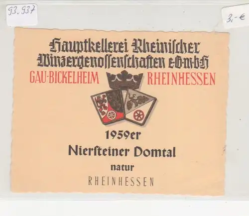 1959er Niersteiner Domtal 93.937