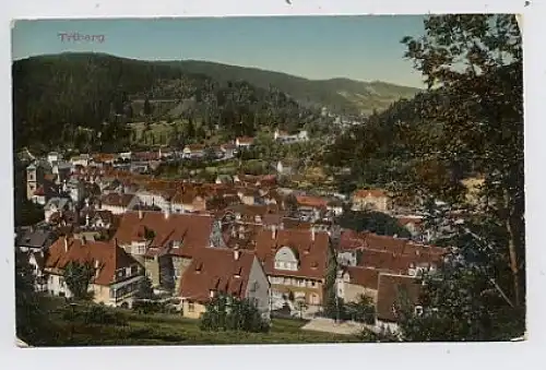 Triberg, Ansicht von oben gl1912 33.830