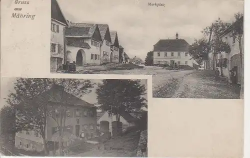 Mähring Marktplatz Forstamt gl1907 74.034