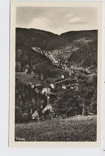 Triberg, Fotokarte, Ansicht von oben ngl 33.835