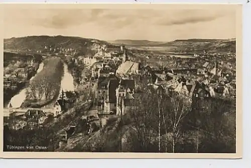 Tübingen, Ansicht von Osten ngl 33.682