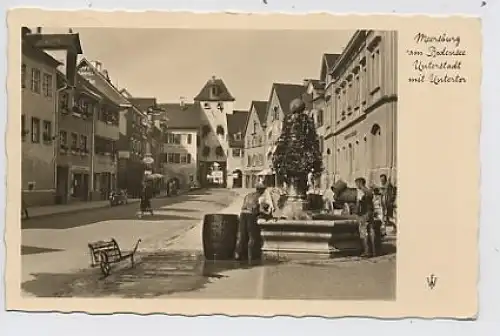 Meersburg Unterstadt mit Untertor gl1938 33.073