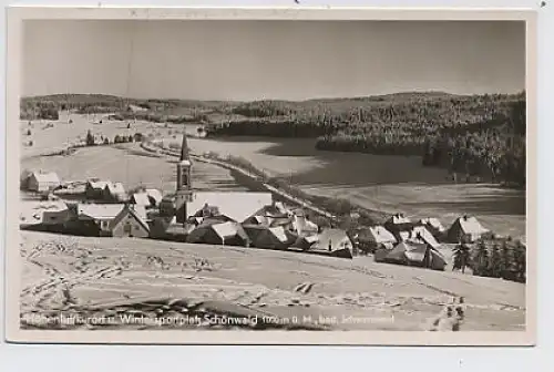 Schönwald Gesamtansicht im Winter Foto gl1940 33.176