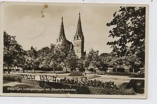 Göppingen/Ludwigsanlage Oberhofenkirche gl1936 34.201