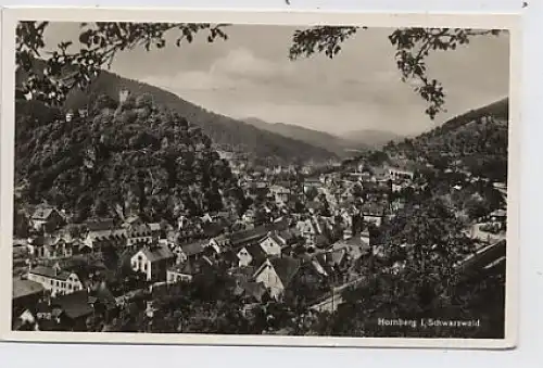 Hornberg im Schwarzwald, Gesamtansicht gl1938 33.809