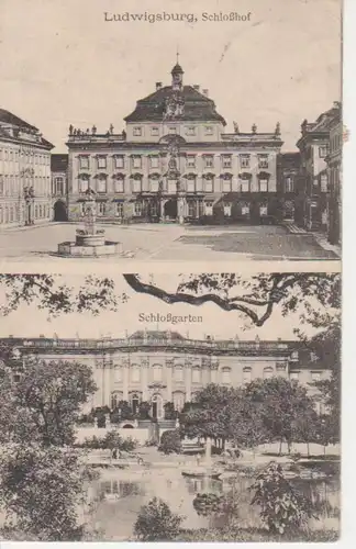 Ludwigsburg Schlosshof und -garten gl1916 73.430