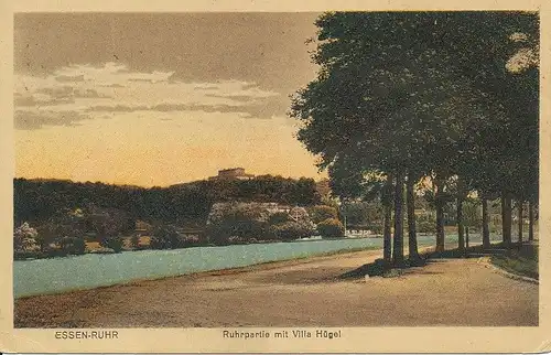Essen-Ruhr Ruhrpartie mit Villa Hügel gl1926 132.826