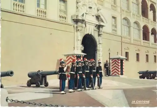 Monaco Garde vor dem fürstl.Schloß ngl 28.256