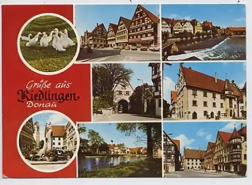 Riedlingen/Donau Mehrbildkarte glca.1980 33.428