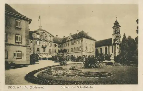 Insel Mainau Schloss u. Schlosskirche ngl 108.472