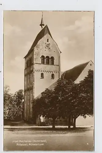 Insel Reichenau, Mittelzell, Münsterturm gl1926 33.991