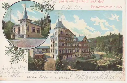 Klosterlausnitz Kurhaus Klosterschänke gl1902 90.068