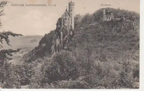 Lichtenstein Schloss und Forsthaus gl1919 73.397