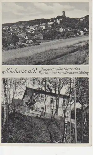 Neuhaus a.P. Gasthof Bauer Totalansicht gl1940 74.160