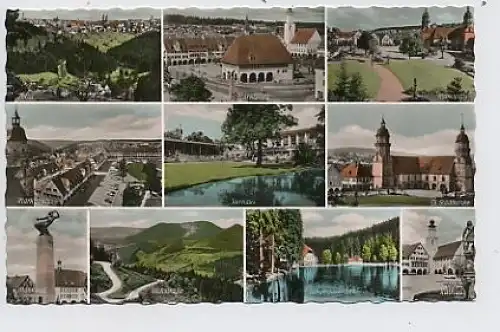 Freudenstadt Mehrbildkarte Fotokarte ngl 33.413