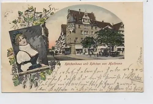 Heilbronn, Kätchenhaus und Kätchen gl1905 33.808