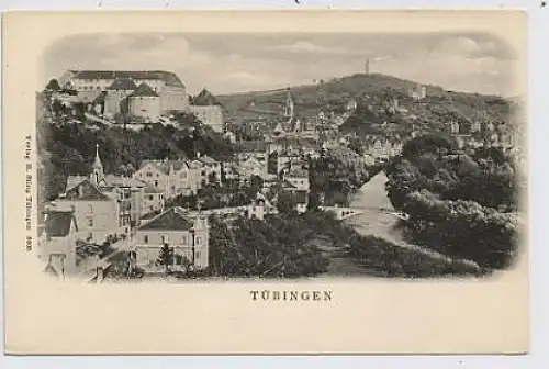 Tübingen, Ansicht von oben ngl 33.688