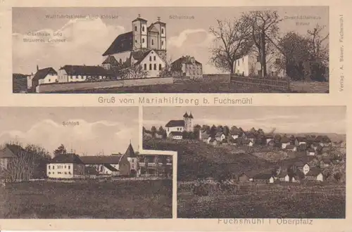 Mariahilfberg Gasthaus Brauerei Lindner gl1910 74.026