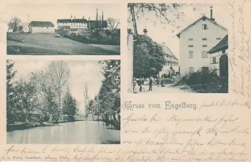 Engelberg Mehrbildkarte Straßenpartien gl1901 74.199