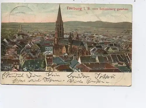 Freiburg i.Br. Vom Schlossberg aus gl1902 46.612