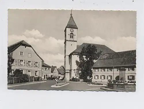 Karlsbad Langensteinbach Ev. Kirche ngl 34.681