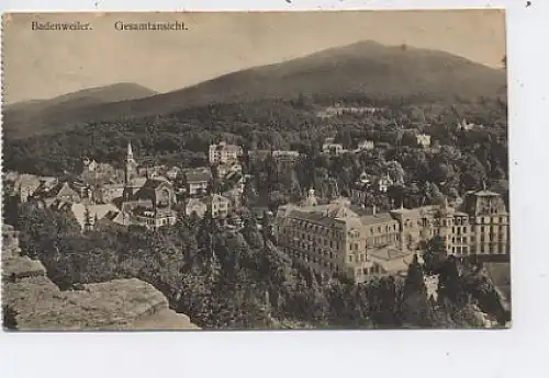 Badenweiler Gesamtansicht feldpgl1914 37.927