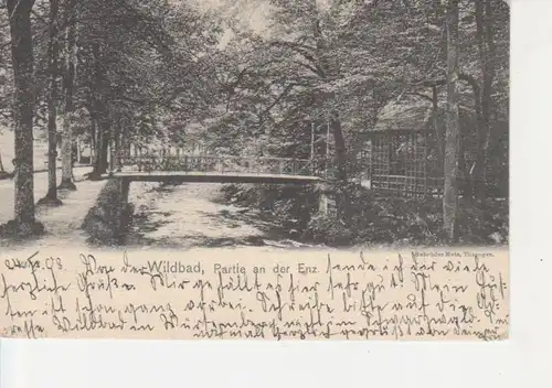 Wildbad Partie an der Enz gl1903 73.435