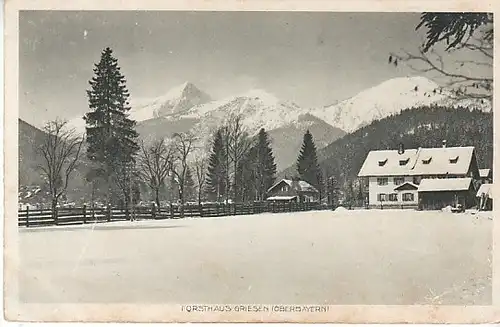 Garmisch Forsthaus Griesen gl1926 C2231