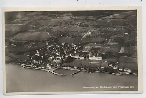 Meersburg, Fotokarte vom Flugzeug aus ngl 33.912